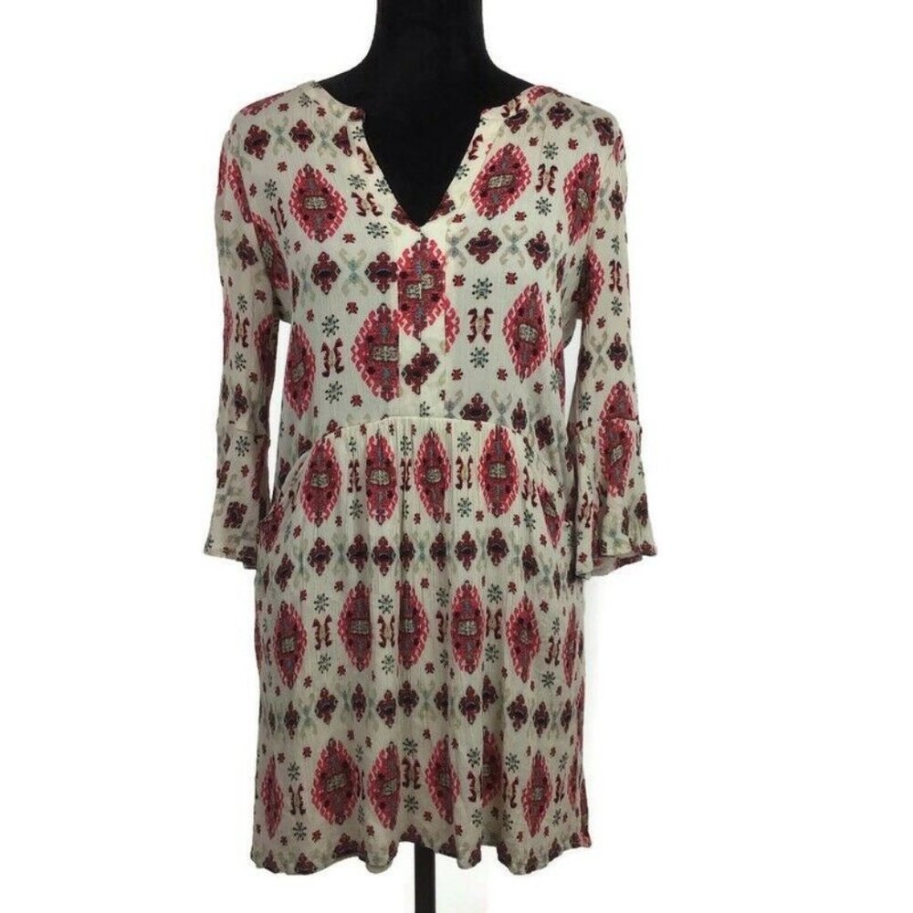 Altar'd State Boho Bell Sleeve Tunic Dress